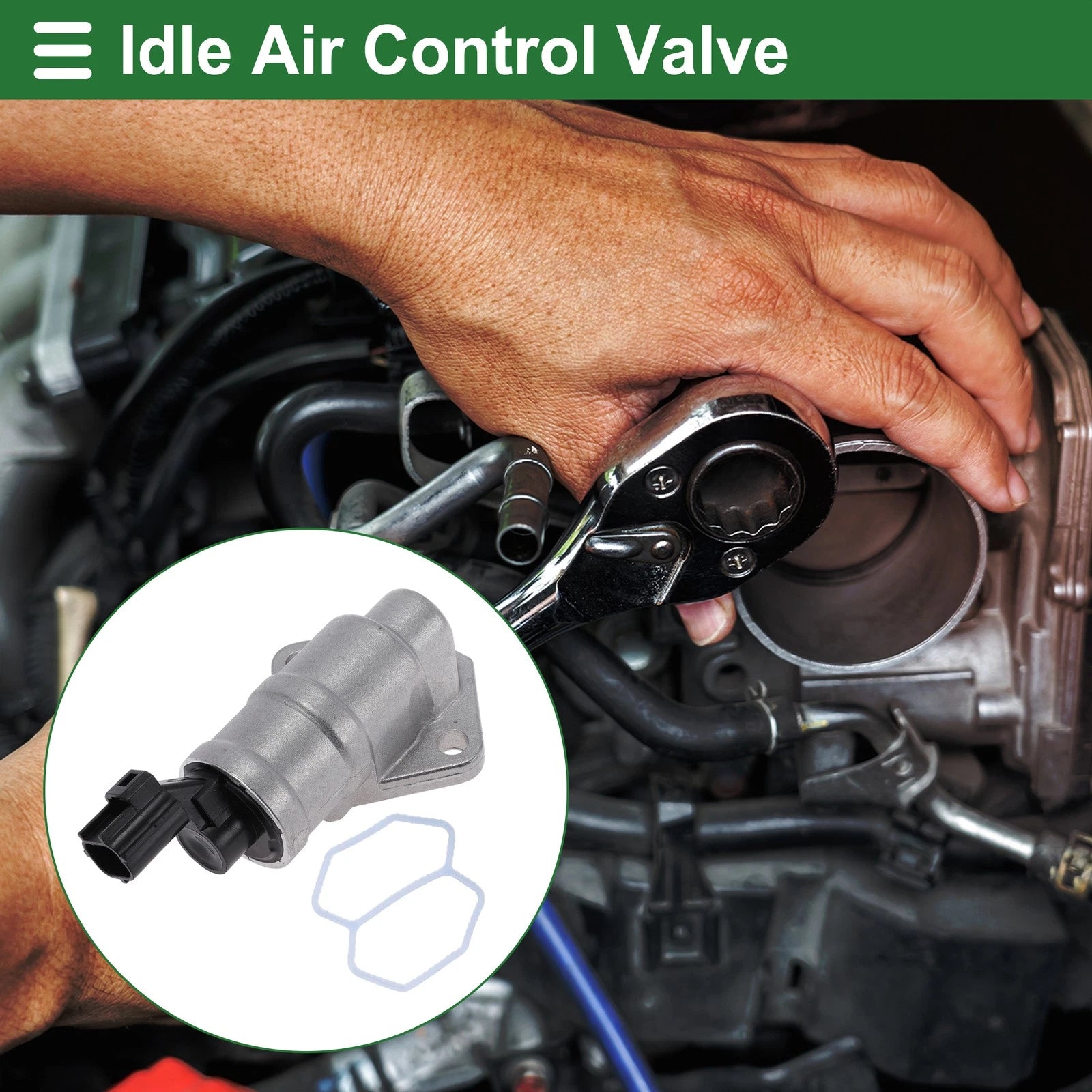 Idle Air Control Valve for Ford Escape 3.0L V6 (2005–2008) No. 3F1Z9F715AA