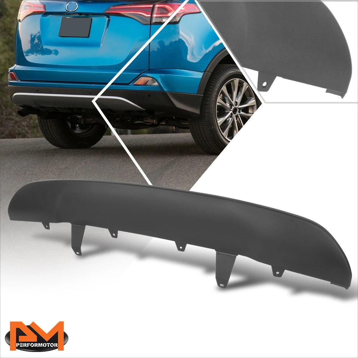 Rear Lower Bumper Valance for Toyota RAV4 (2016–2018)