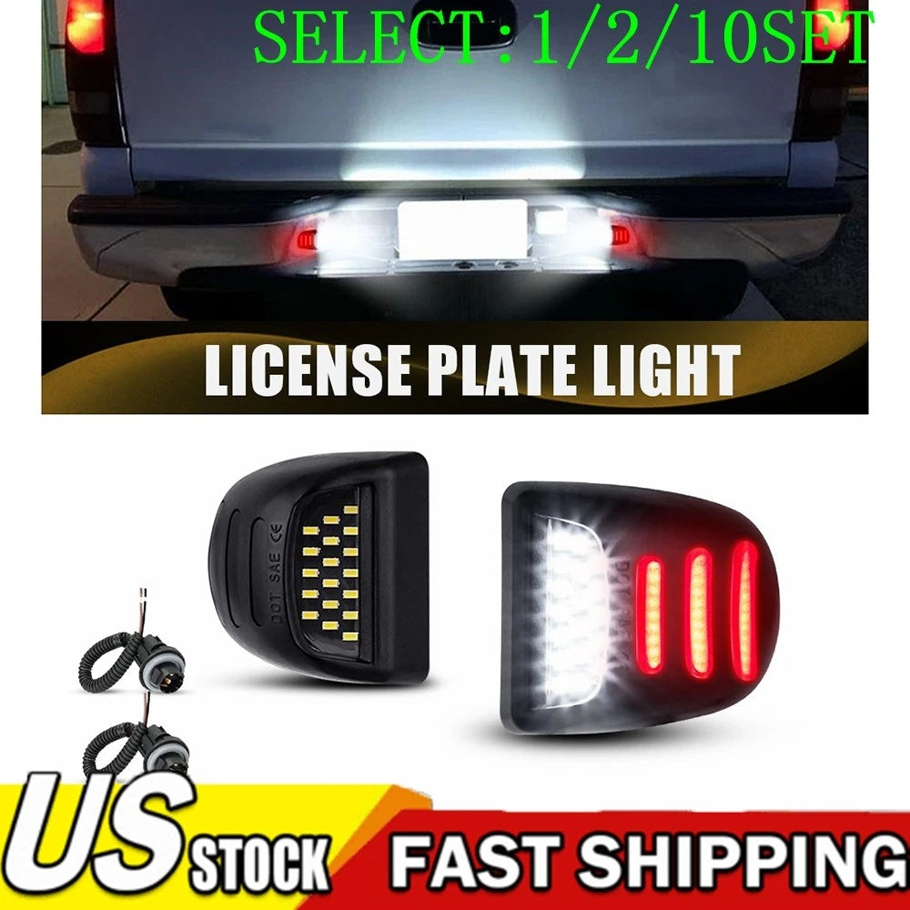 LED License Plate Light with Socket Harness for Silverado (1999â2013)