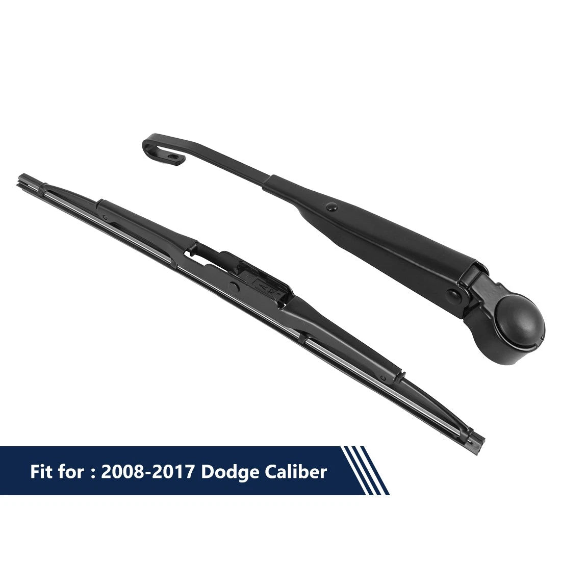 Set of 2 Rear Windshield Wiper Blade Arms 285mm for Dodge Caliber (2008–2017)