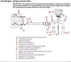 Single Resistor CAN Data Harness for Mercury Marine (1984–Present) 84-879981T10