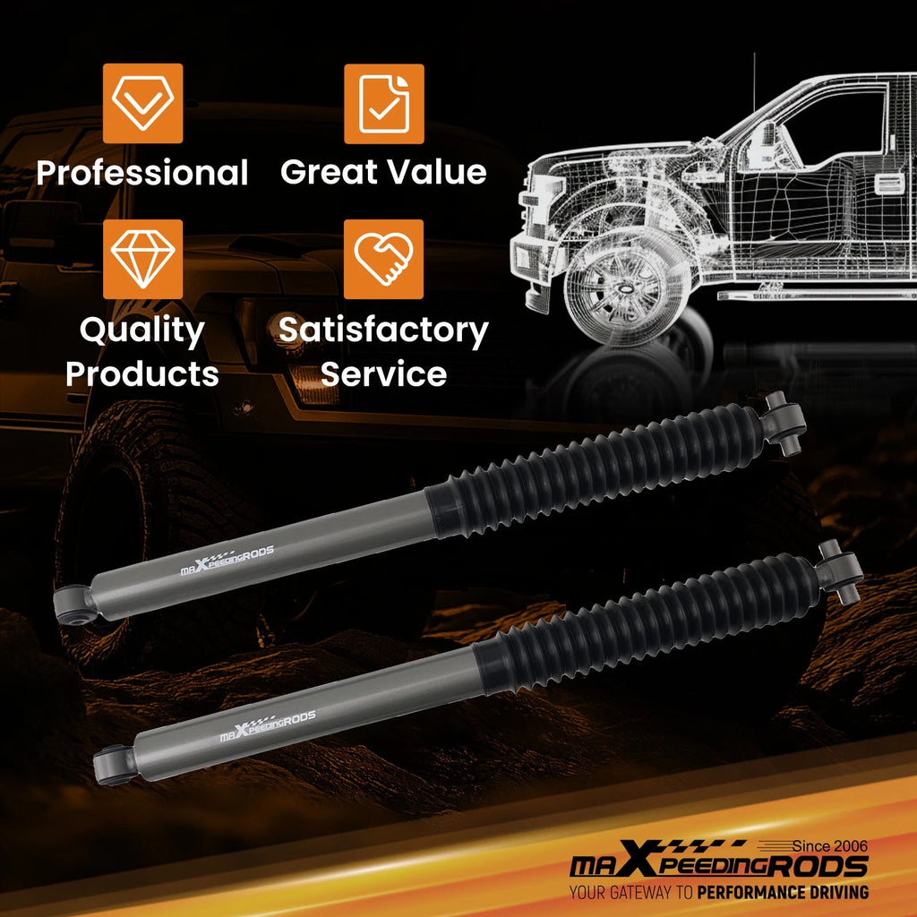 Rear Lift Kit Shocks for Jeep Wrangler JL (2018–2023) 1.5-3.5" Height