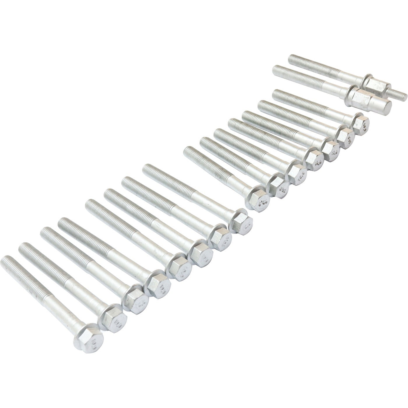 Set of 17 Cylinder Head Bolts for Chevy Equinox, Olds Cutlass