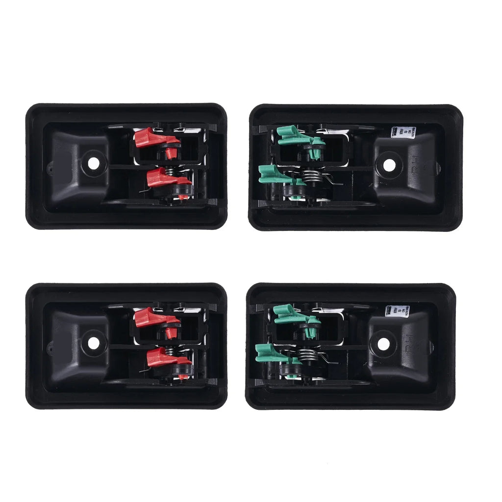Inner Door Handle 4pcs Textured Black for Jeep Wrangler TJ (1997–2006)