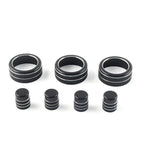 Black Central Control Switch Knob Ring Cover Trim for Honda Civic CR-V (2023-2024)