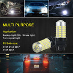 2X 3157 LED Backup Reverse Light Bulbs for Chevy (YYYY–YYYY)