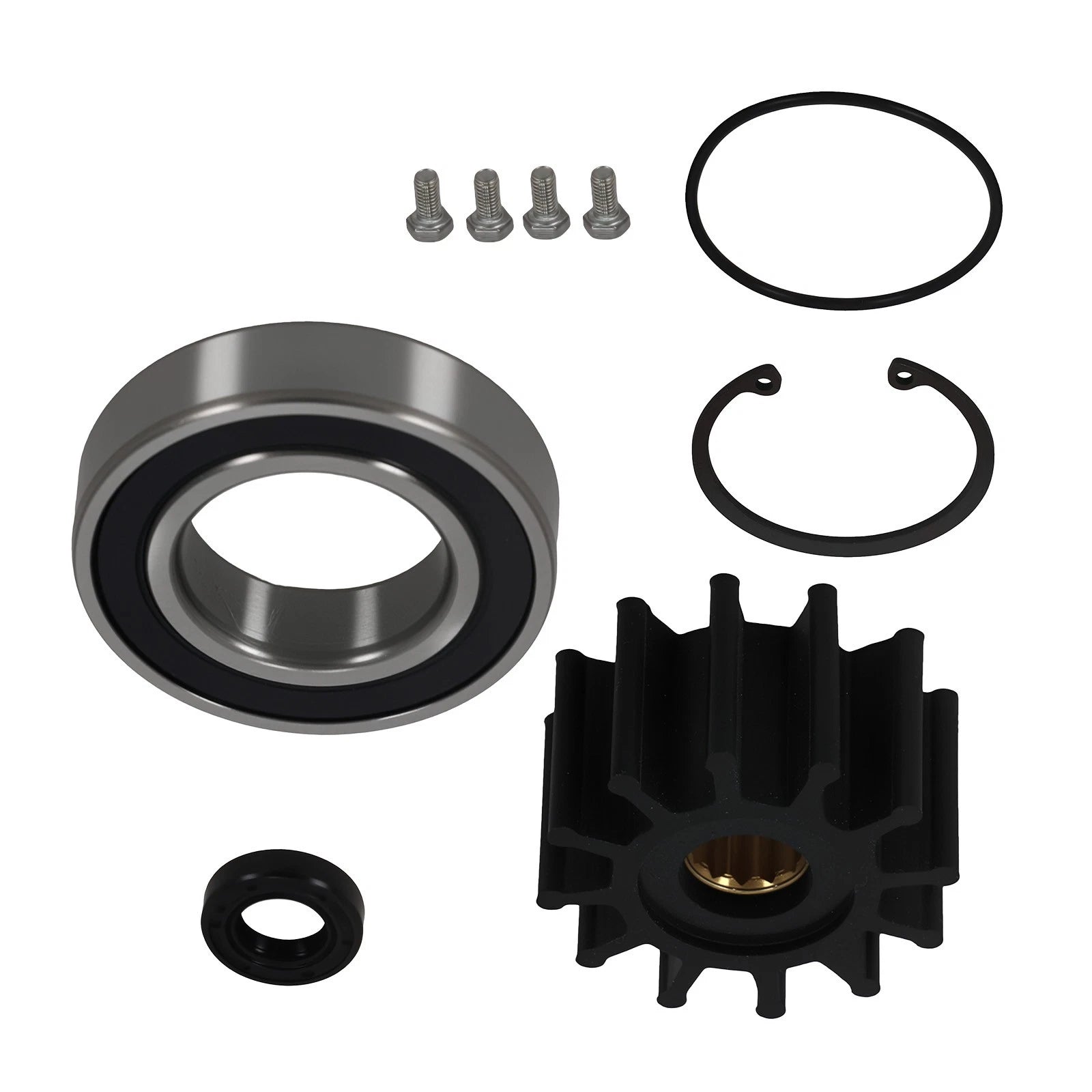 Raw Water Pump Impeller Kit for Volvo Penta GM 5.0GL 5.7GL (1999–2005)