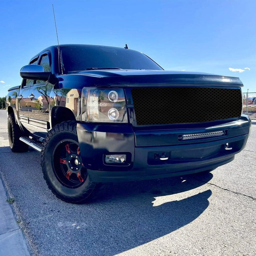 Front Bumper Lower Air Deflector for Chevy Silverado 1500 (2007–2013) Textured Black