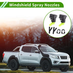 Windshield Washer Nozzle Set of 2 with Y Hose Connector for Ford (2008–2011)