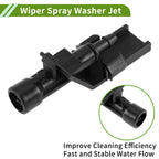 Windshield Washer Nozzle w/ Hose Connector for Honda (No. 76810TP6A01)
