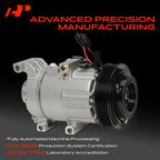 A/C Compressor with Clutch for Hyundai Accent Kia Rio (2018–2019)