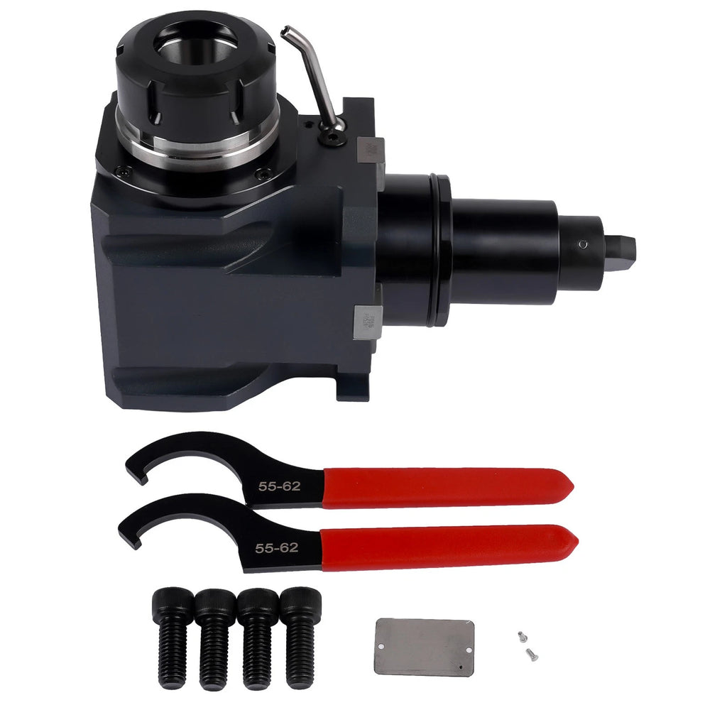 Driven Tool Holder for CNC Lathe (BMT65-90°-72-ER40)