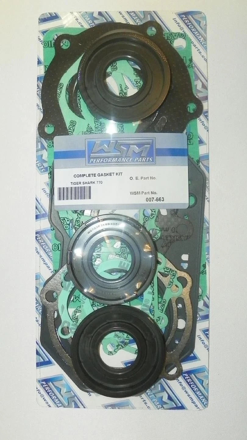 Complete Gasket & Seal Kit for WSM Tigershark 770 (1996–1999) 007-663