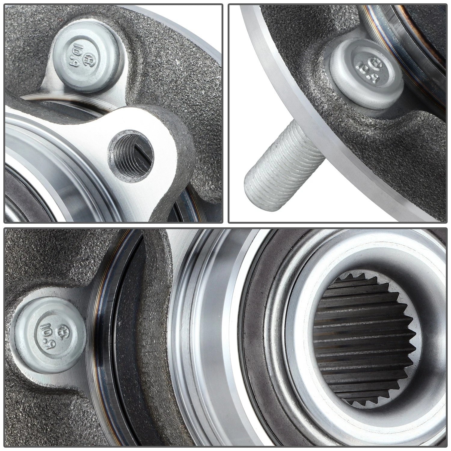 Set of 2 Wheel Bearing Hubs for Lincoln MKZ (2013–2020)
