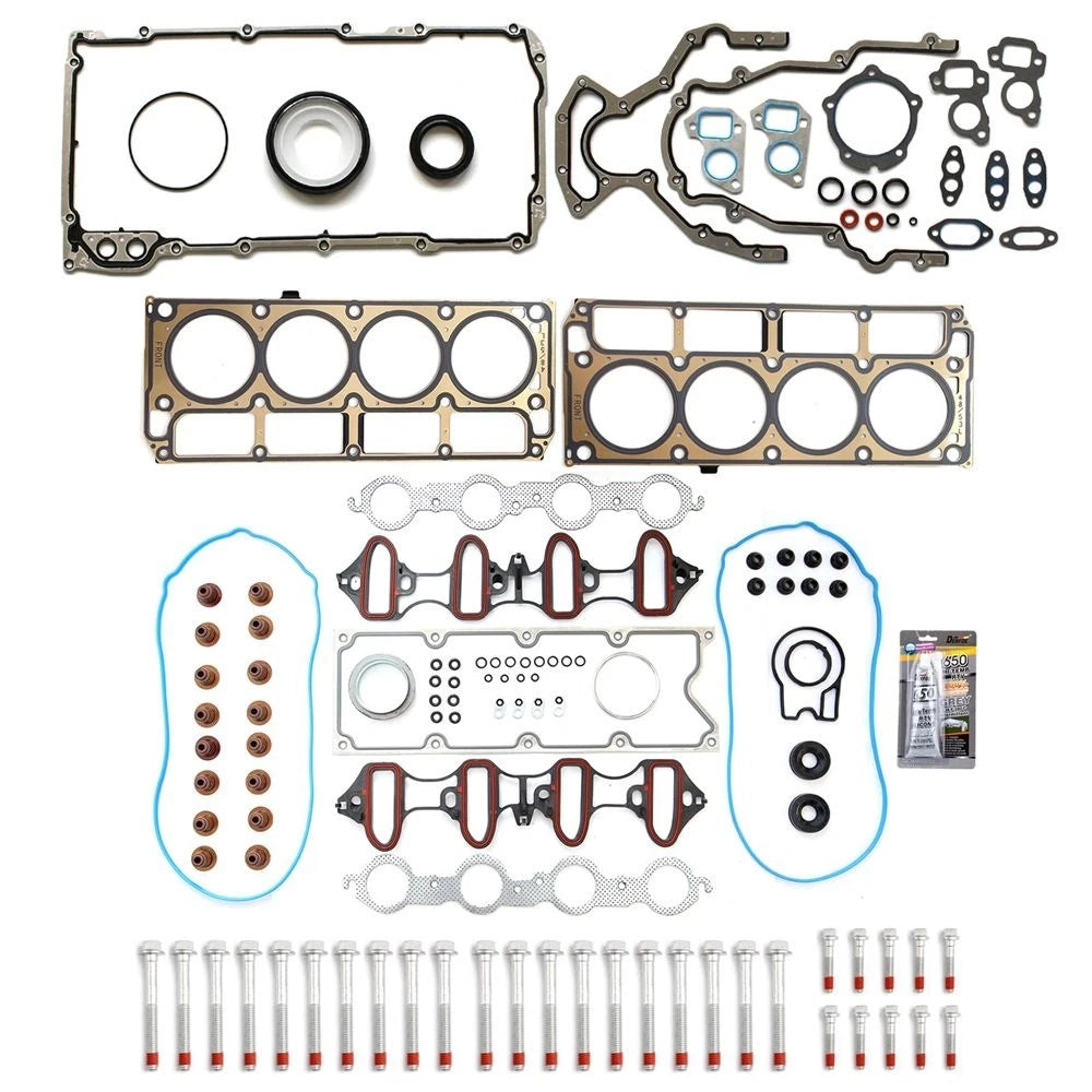 Full Gasket Set with Bolts for Chevrolet GMC Buick Cadillac 5.3L 4.8L (2004–2009)