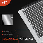 A/C Condenser with Bracket for BMW 525i 530i 535i E34 E39 (1988-2003)