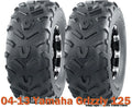 Set of 2 WANDA ATV Tires 20X7-8 /6PR for Yamaha Grizzly 125 (2004–2013)