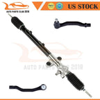 3Pcs Power Steering Rack & Pinion + Outer Tie Rods for Honda Accord (2002)