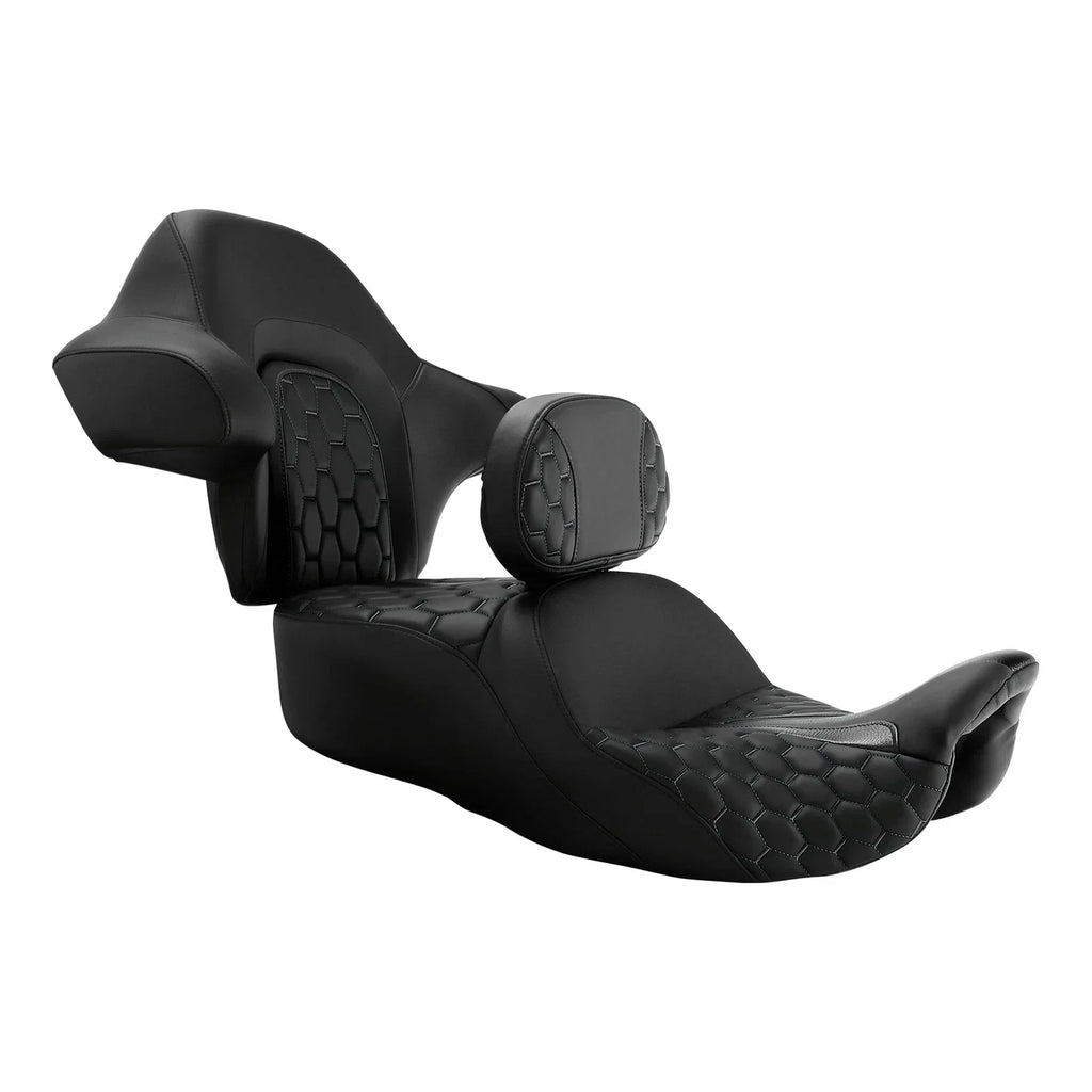 Seat Cushion Backrest for Harley Electra Glide FLHT (2014-2023)