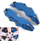 Brake Caliper Cover Set of 2 Small 3D Style Blue Universal