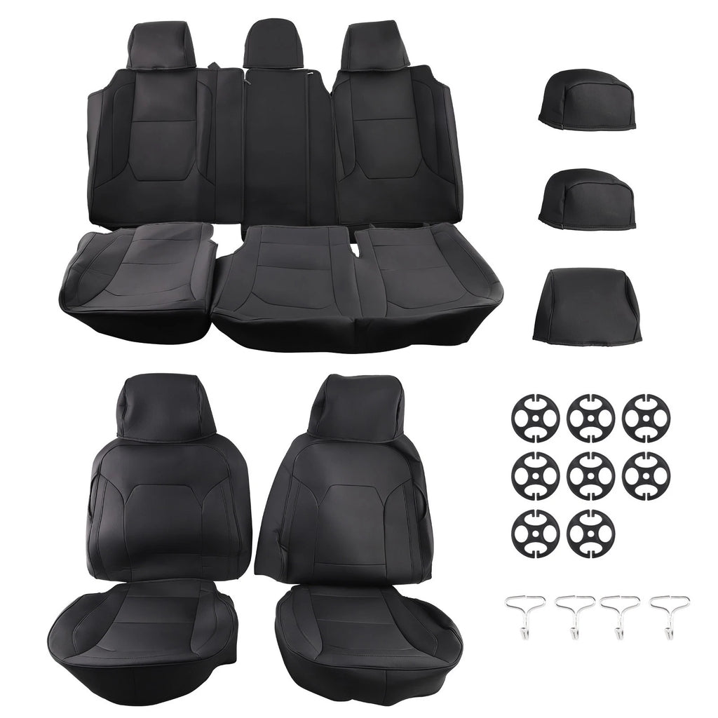 Set of 4 Leather Waterproof Seat Covers for Ford F-150 (2015–2024)