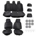 Set of 4 Leather Waterproof Seat Covers for Ford F-150 (2015–2024)