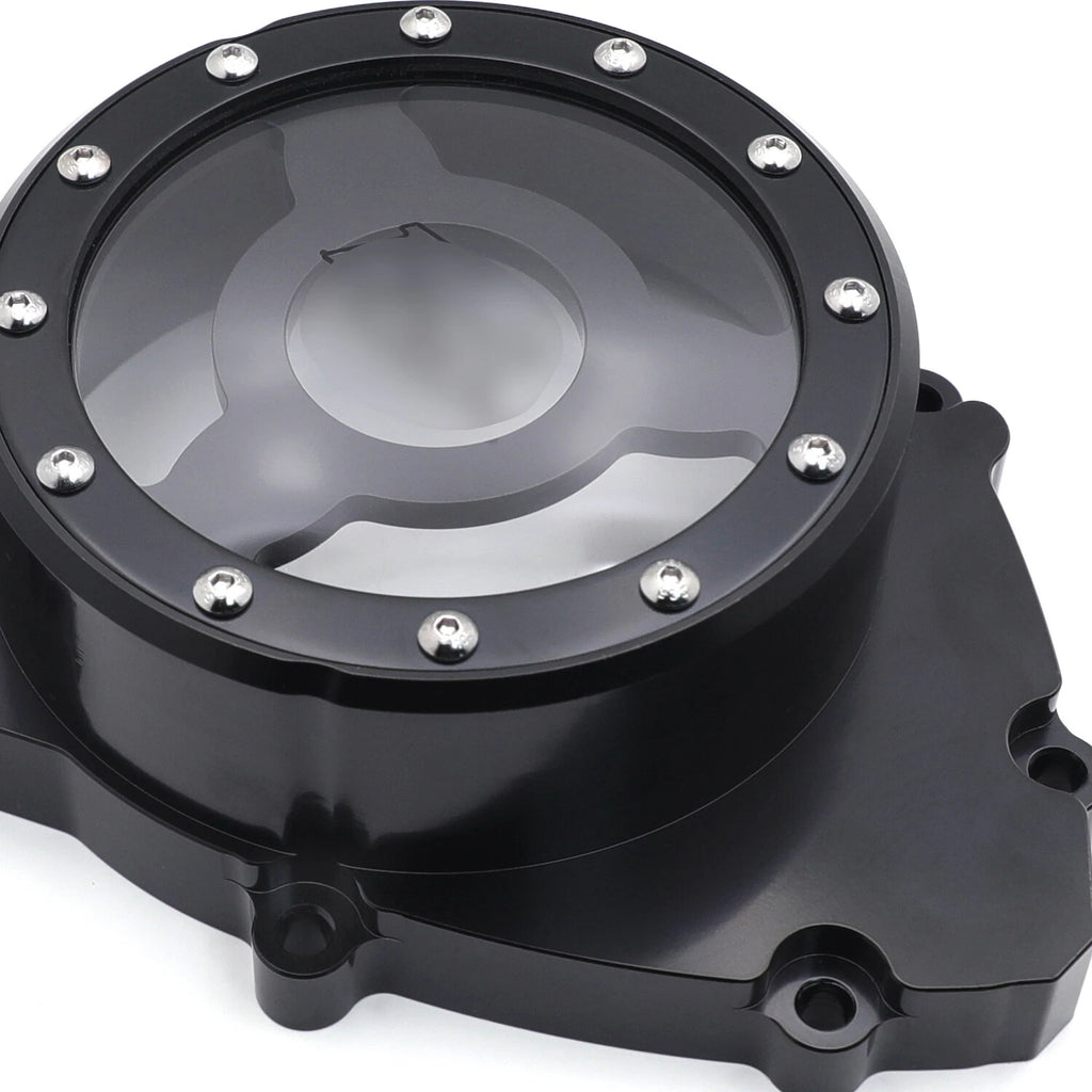 Black Clear Stator Engine Cover for Yamaha YZF R1 (2009–2014)