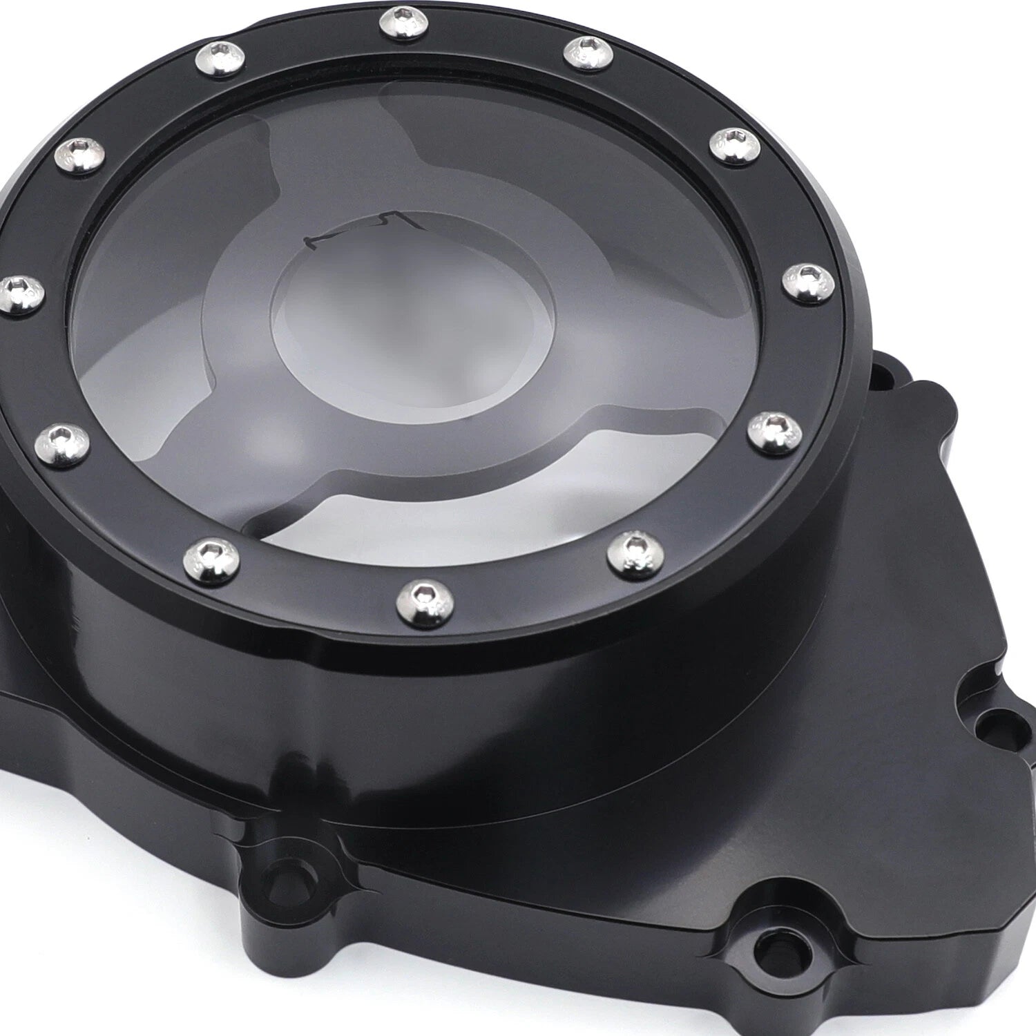 Black Clear Stator Engine Cover for Yamaha YZF R1 (2009–2014)