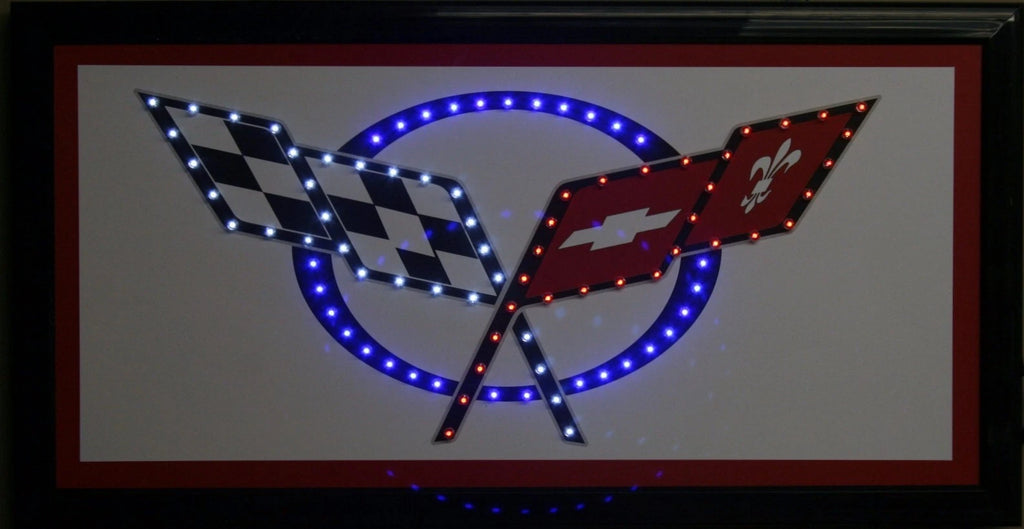 LED Lighted Sign for Corvette (C7, 2014–2019)