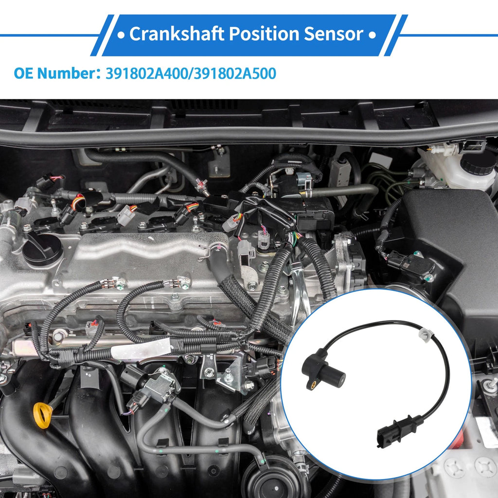 Crankshaft Position Sensor for Hyundai i20 Hatchback (2012–2015) No. 39180-2A400