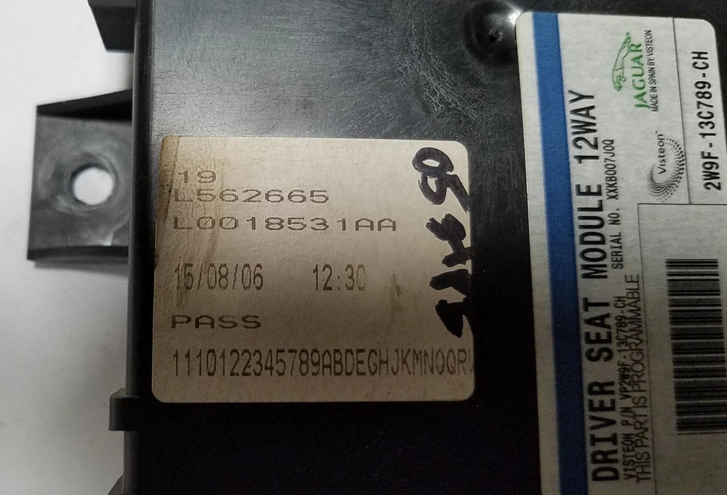 LH Seat Control Memory Module for Jaguar S-Type (2005–2008) 2W9F-13C
