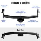 Towing Hitch Receiver Class 3 for Infiniti QX60 (2014-2020)
