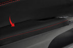 Armrest Door Panel Cover Leather for Toyota Avalon (2013–2018) Red Stitch