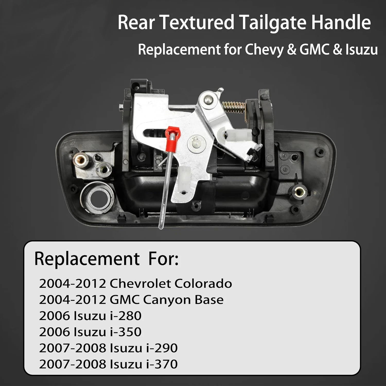 Tailgate Latch Handle for Chevrolet Colorado GMC Canyon Isuzu (2004–2012) GM1915118