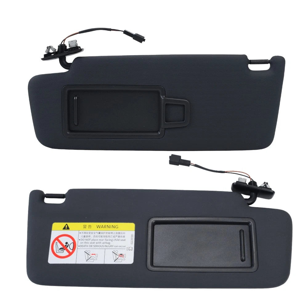 Pair Front Sun Visor Makeup Mirror for VW Golf 7, SportsVan, Jetta MK7 (2013–2020)