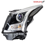 Halogen Projector Headlight Left Side for Cadillac ATS (2013–2018) Chrome