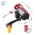 Electric Hoist 880lbs 14 FT Wired Remote Control for Garage Warehouse