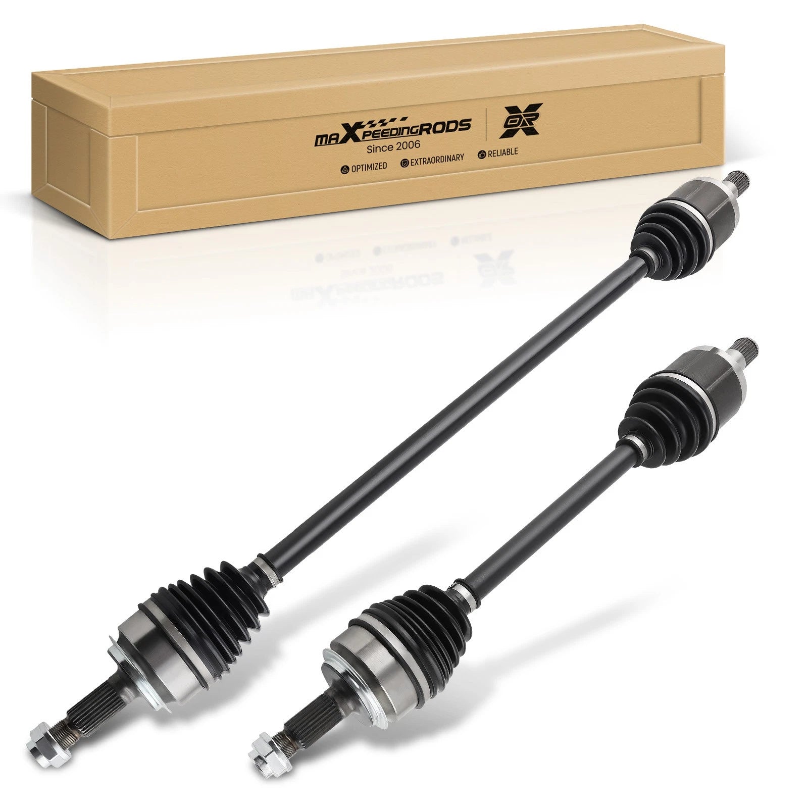 Front CV Axle Joint Shaft + Bearings for Honda Accord (2003–2007)