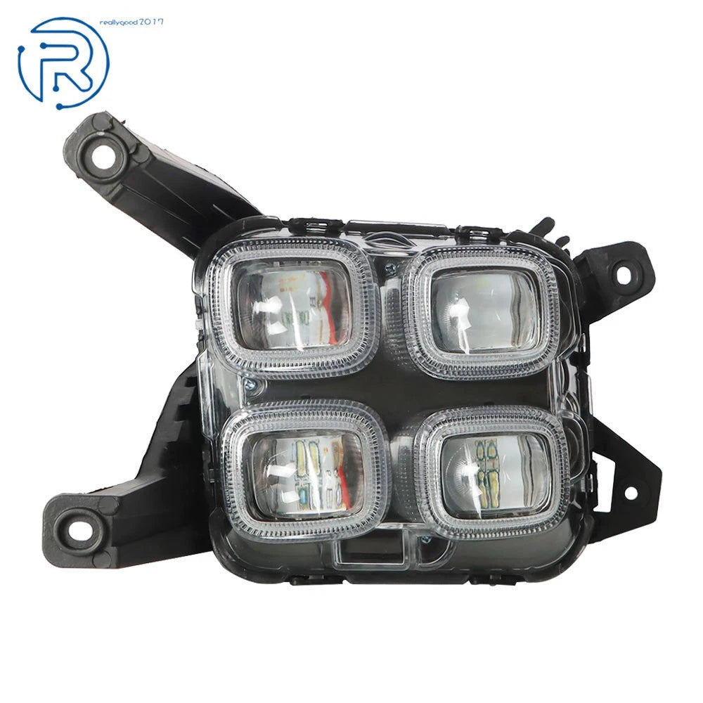 Set of 2 Front Bumper LED Fog Lights & Bezel Kits for Kia Sportage (2017–2018)