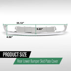 Rear Lower Bumper Skid Plate Cover for Mercedes-Benz GLK250 GLK350 (2013–2014)