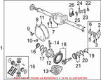 Rear Differential Pinion Seal for Ram 1500 (2002–2023)