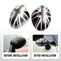 Set of 2 ABS Mirror Cap Covers for Mini Cooper R55 R56 R57 R60 R61 (2008–2016)