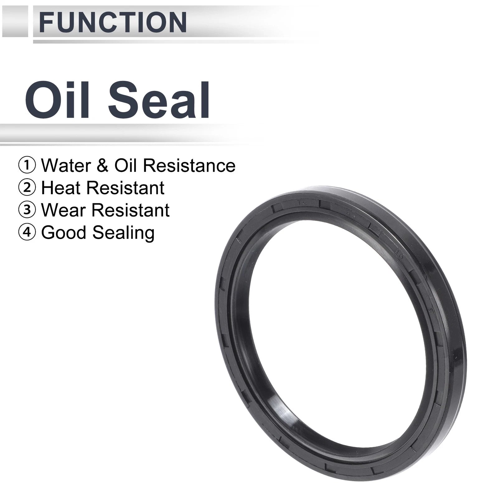 Set of 5 Oil Seal Rotary Shaft Seal NBR Rubber 65x80x8mm