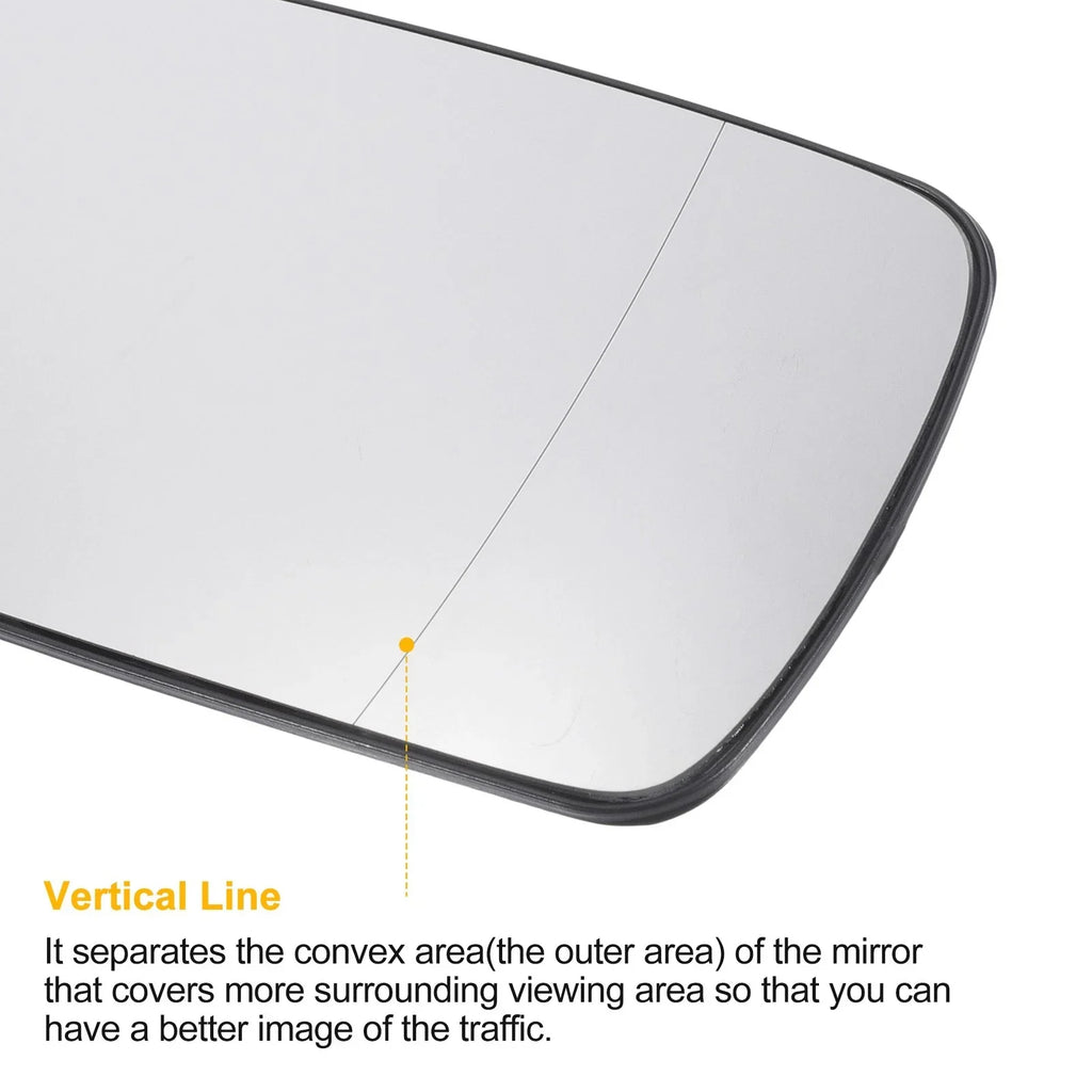 Right Side White Glass Mirror W/ Back Heated for BMW 3 Series E30-E36