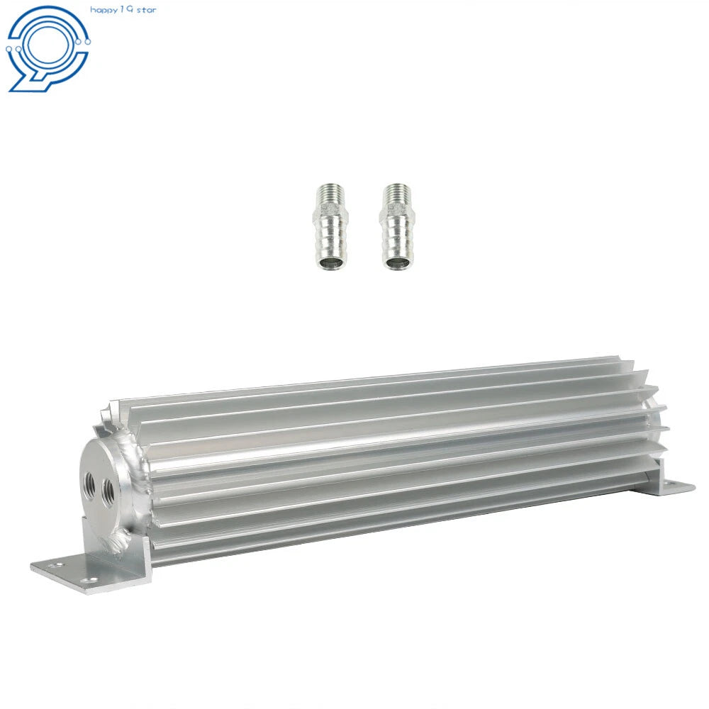 Dual Pass Aluminum Finned Transmission Oil Cooler for Universal Fitment