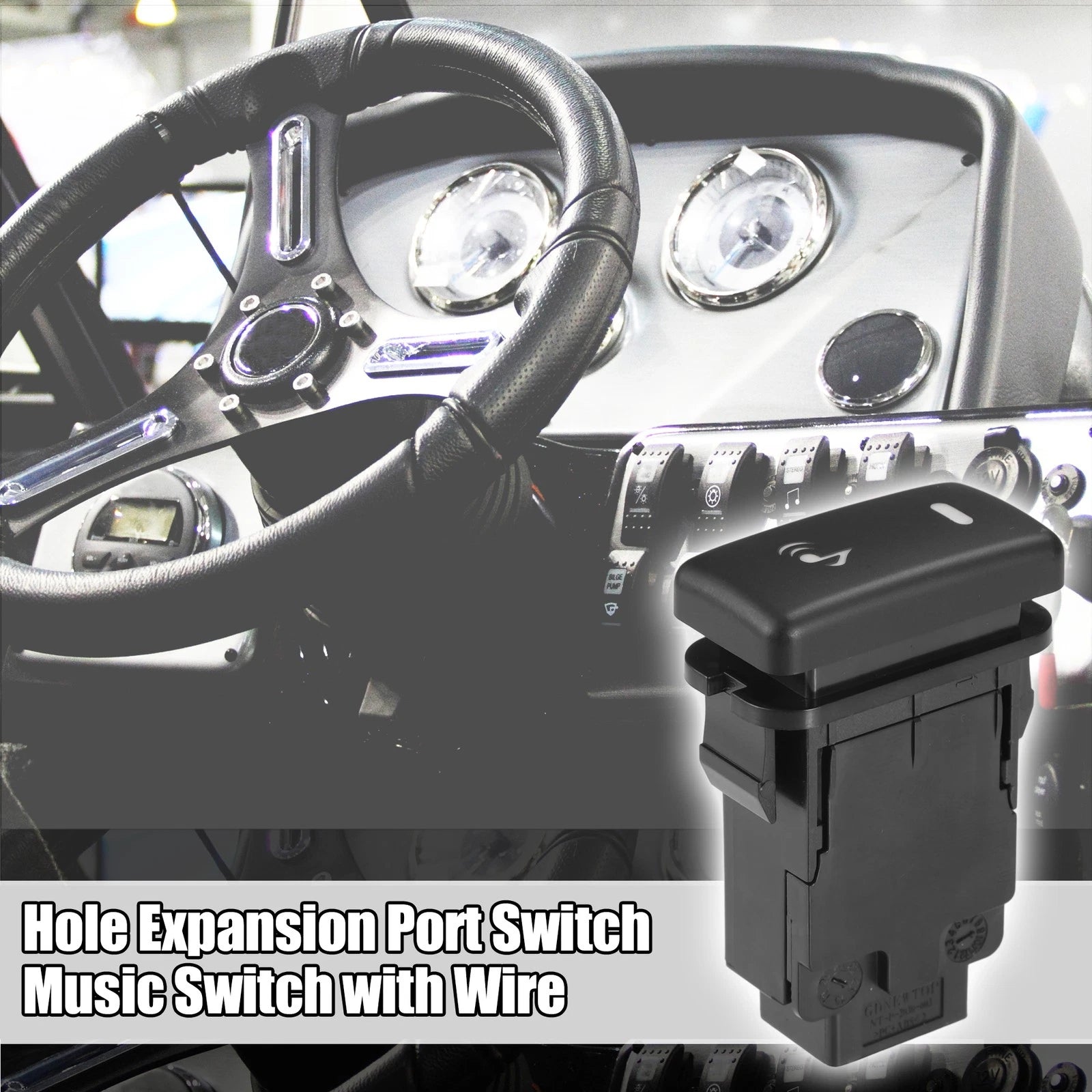 Hole Expansion Port Switch with Wire for Toyota Alphard  724117603816