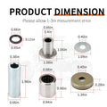 Front Upper & Lower A-Arm Bushing Seals Kit for Kawasaki KFX400 (2003–2006)