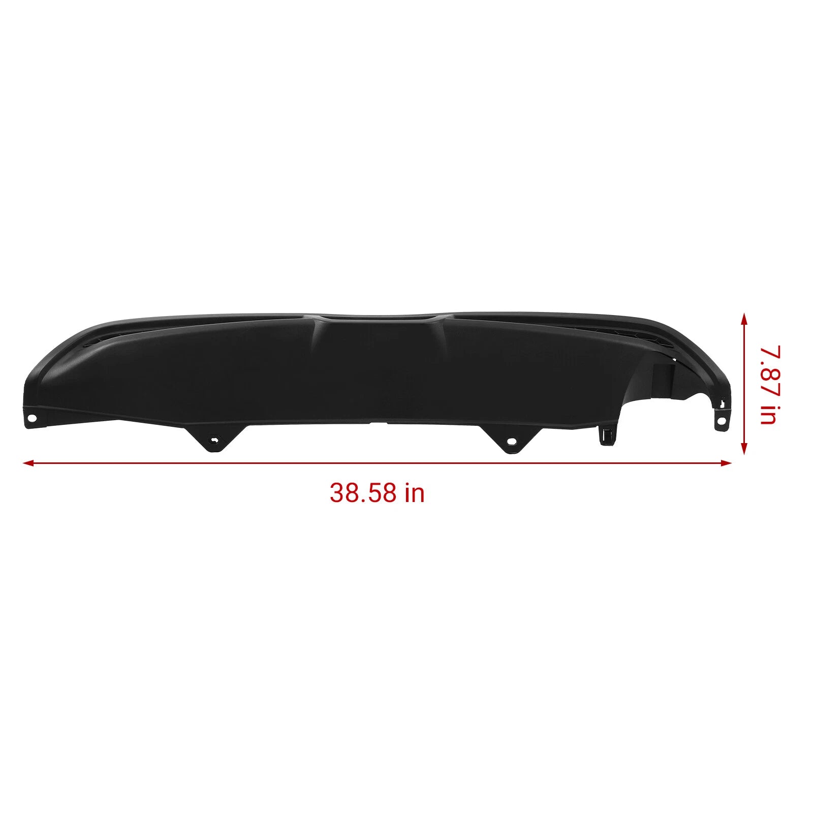 Rear Valance Lower Bumper Cover for Honda Civic (2013–2015) Textured Black