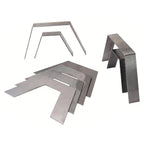 3/16 Weld-On C-Notch Kit for Universal 8" Frame Drop Lowering