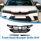 Front Hood Bumper Grille for Honda Civic (2016–2021) Type-R Style